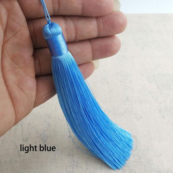 

1 шт. 12 см silk tassel bringe bringe висит веревочные кисточки для бахрома крепежные аксессуары для шитья