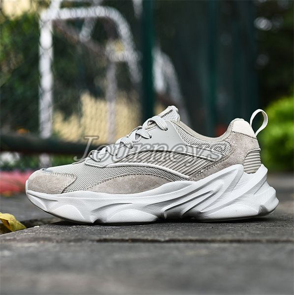

treeperi fashion chunky reflective sneakers beige grey men trainers running shoes us 8 eur 39 for women