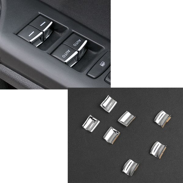 Для Honda Civic 2016-2021 Автомобиль ABS ABS Silvery Dove Window Window Button Button CONDATE DIY