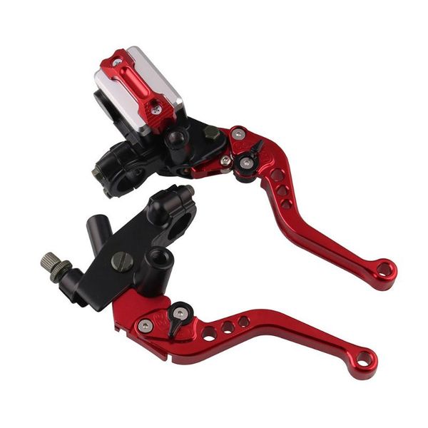 

handlebars 2pcs 7/8" 22mm brake master cylinder clutch 6 modes durable aluminum alloy motorcycle handle with oil cup 250cc to 500cc