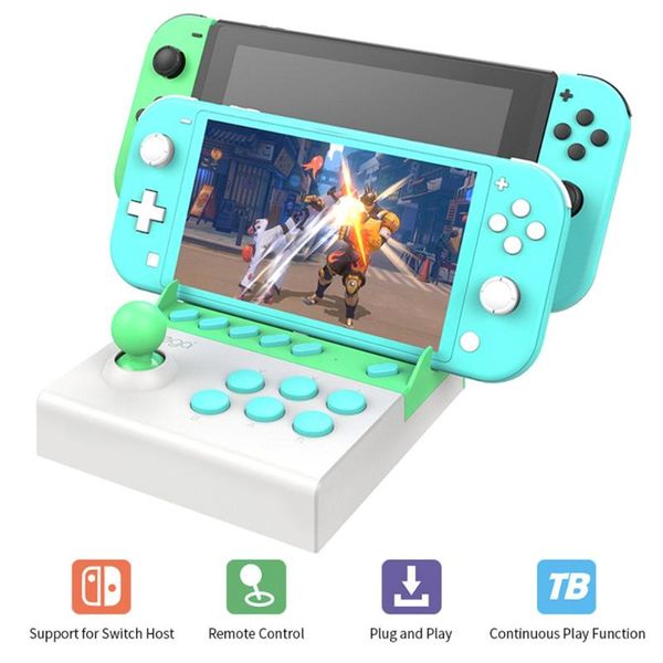

new arcade gamepad joystick game controller plug and play joypad for n-switch lite joypad game console gamepad turbo