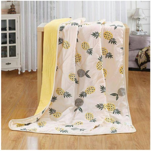 Child verão fino duvet capa macio desenhos animados luxo luxo quillo de verão quilt double super bebê garuque king size size saudável cama quilt lj201105