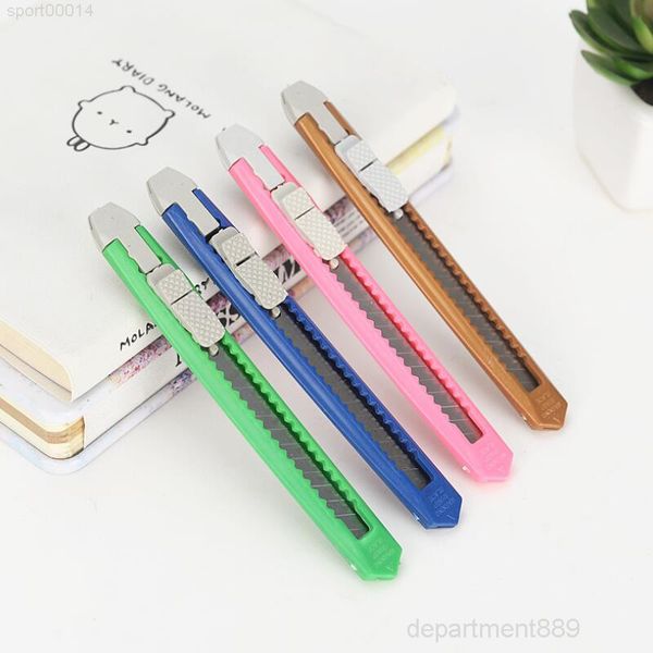 

blade students paper utility mini art retractable razor cutter candy colors multifunction knife owd2959