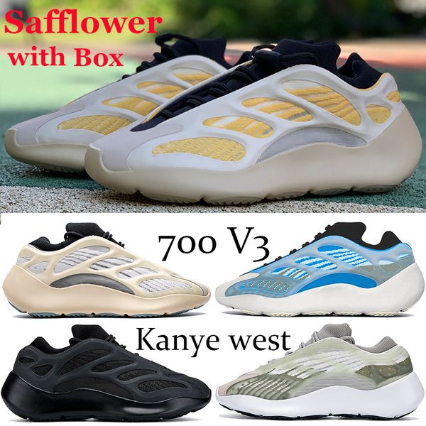 

new safflower 700 v3 runner kanye west running shoes azareth azael alvah og reflective glow in the dark mens womens basketball sneakers
