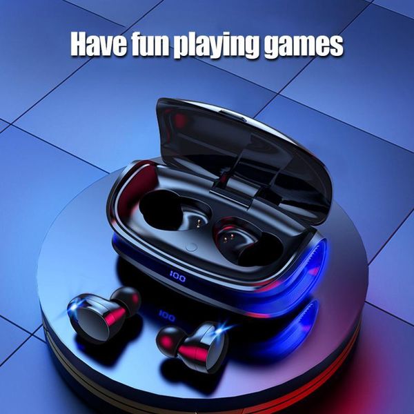 

wireless bluetooth headphones t8-max tws earbuds universal portable earphone low delay earpiece with microphone for phone