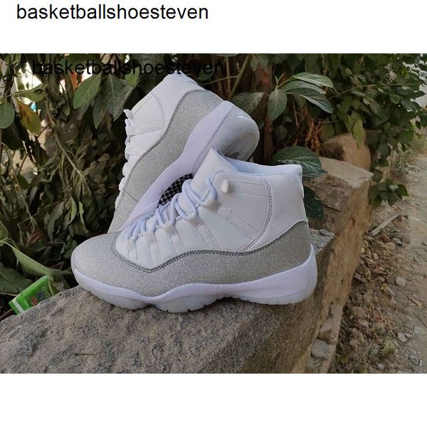 

2021 silver space jam белый 11 wmns обширные metallic gray мужчины женщины баскетбол обувь jumpman