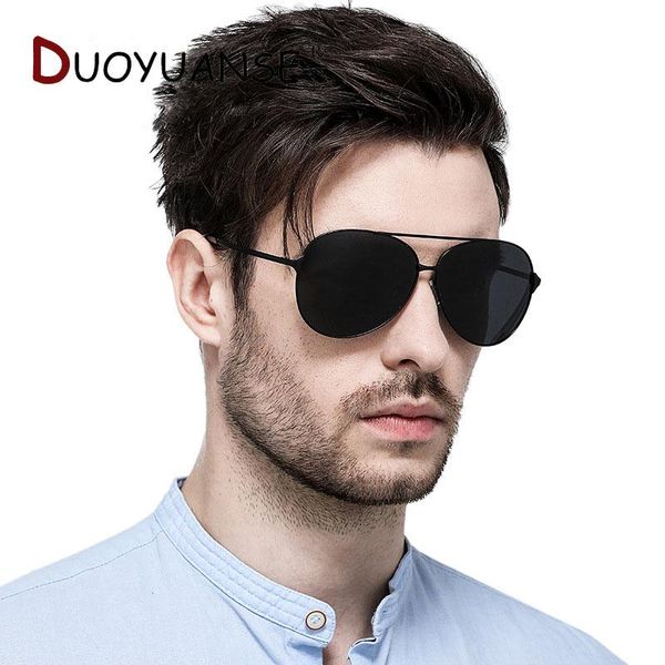 

sunglasses duoyuanse fishing polarized driver driving alloy brand designer pilot 2021 sun glasses men male classics eyeglasses, White;black