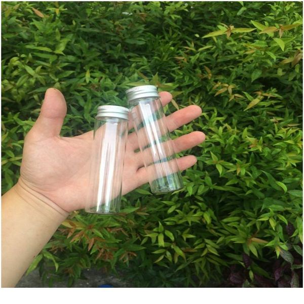 

15ml 25ml 40ml 50ml 60ml glass bottles decoration crafts bottles aluminium lid empty wishing bottles jars 50pcs bbymbh