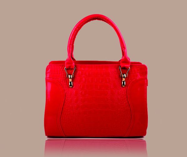 

hbp non-brand bag 2021 new women's crocodile leather handbag smiling face women's bag shoulder ghasrt