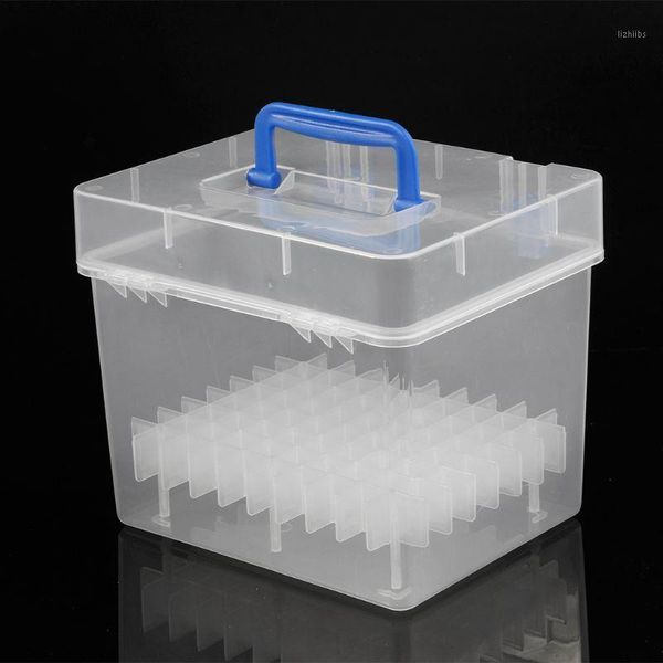 

transparent marker pens storage box container art craft tray office desk organizor home school students study supply1