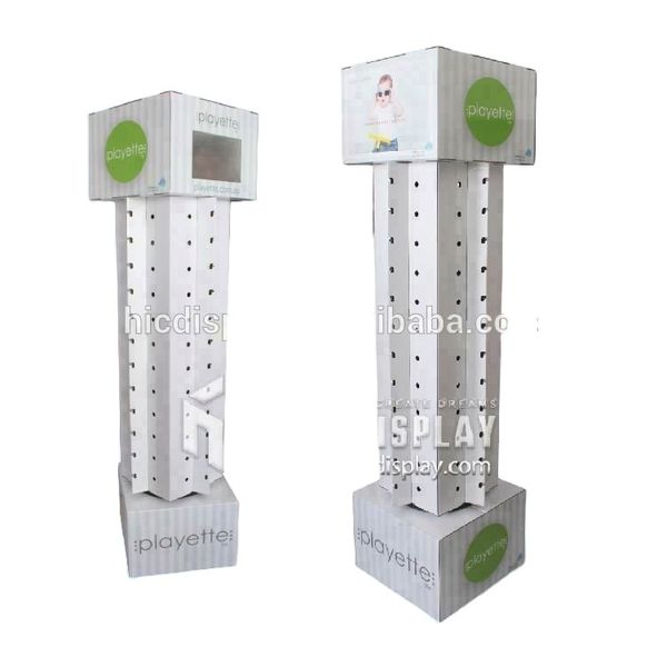 

hic echo-friendly corrugated cardboard display stand for sunglasses