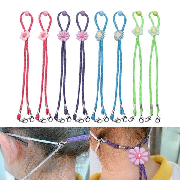 

adjustable on set extension mask new mask face hang handy&convenient safety lanyard rest&ear string rope 8pcs neck holder dha999 gfrnw