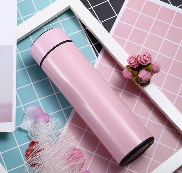 

new fashion smart mug temperature display vacuum stainless steel water bottle kettle thermo cup with lcd touch s bbybmd bdesports