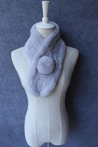 

scarves fur collar scarf women winter autumn, Blue;gray