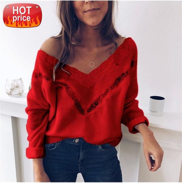 

womens autumn winter new sweaters tee soft loose long sleeve shirt ladies fashion casual sweater oversize plus size #pu1j, White