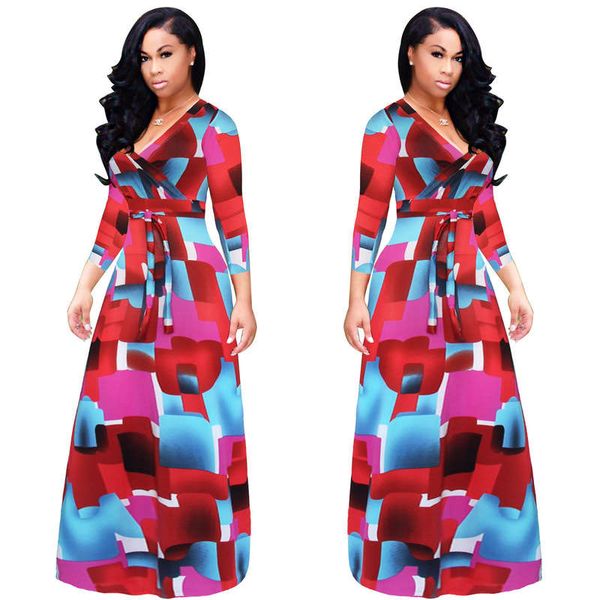 

standard size super popular digital print fashion dress, Black;gray