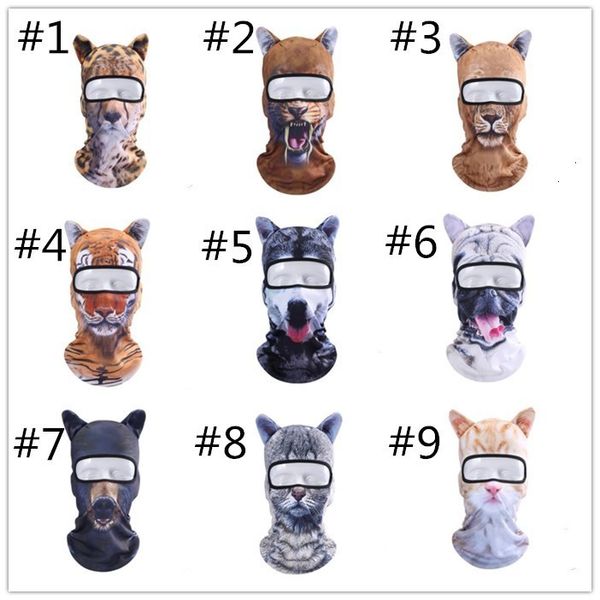 

factory2yyzface washable protective covering animal print printed 3d reusable mouth mask 9 designs masks wy919