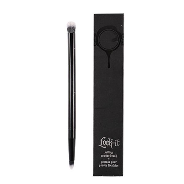 Vegan Beauty Shade + Light Eye Contour Brush Sombra de ojos de doble punta Forma Mezcla Contorno Maquillaje Pincel Cosméticos de belleza Herramientas