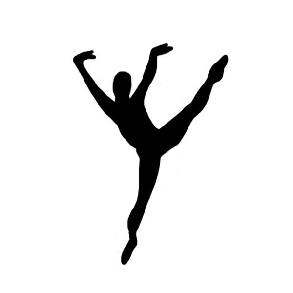 

11.3*16.1 interesting dancing fitness car sticker accessories vinyl extreme movement c16-2020