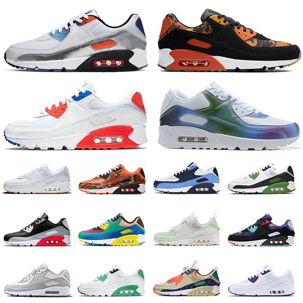 

90s sport running shoes all white moss green grey air max airmax mens womens trainers orange blue camo off tennis sneakers