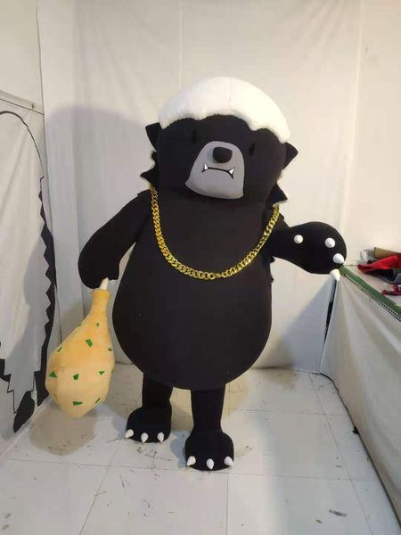 

real pictures honey badger mascot costume ing, Red;yellow