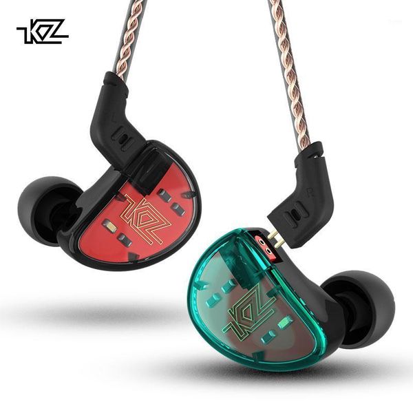 

headphones & earphones kz zs terminator 5ba 1dd 12 unidad hibrida en-oido auriculares de alta fidelidad musica deporte zsn pro1