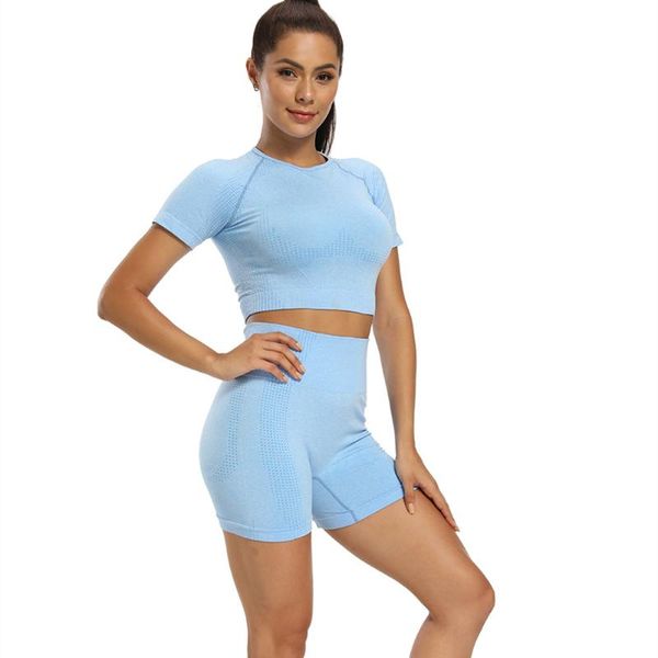 

yoga outfits seamless set women sports bra and shorts leggings gym fitness sportsuits workout running elastic leggins, White;red