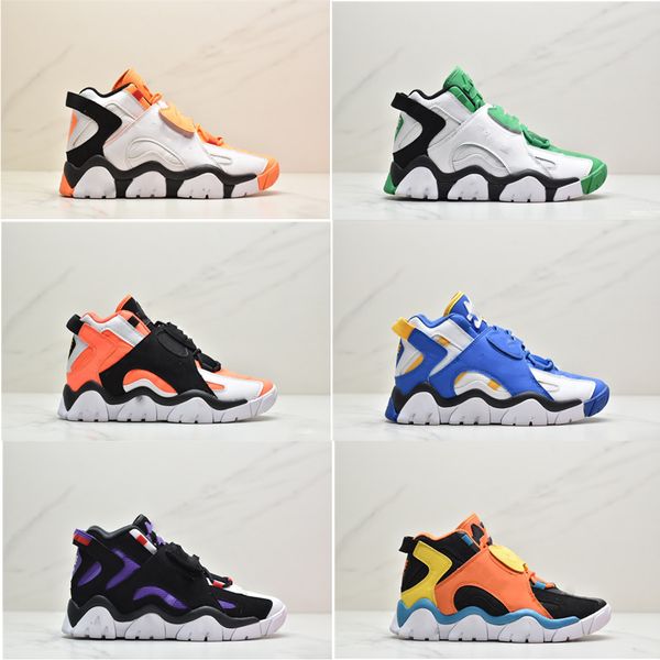

comfortable barrage mid qs scottie pippen basketball shoes hyper grape purple raptors black white yellow shoes