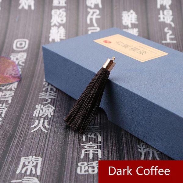 

2019 new 10pcs lot 6cm small cotton silk tassel cords for earrings with metal caps charm pendants tassel jewelry making findings h wmtgwz