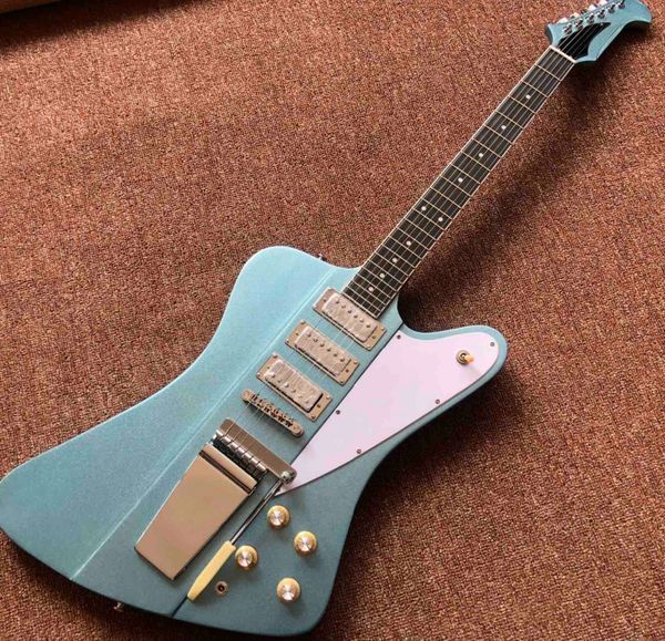 

custom electric guitar with long verson maestro vibrola ebony fingerboard