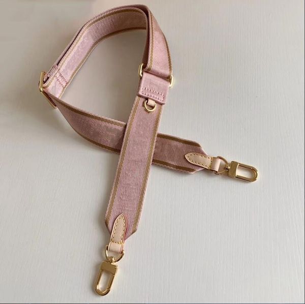 

6 colors shoulder straps for match 3 piece set bags women cross body bag canvas bag parts strap pink blak green blue, Black