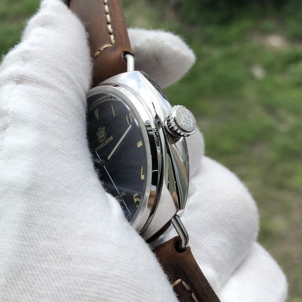 

steeldive nh35 мужские часы matic dive 200m из нержавеющей стали из нержавеющей стали мечебные часы мужские сапфиры механические часы дайвин, Silver