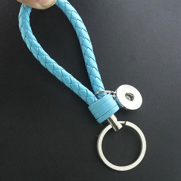 

20 colors keychains man pu leather 1 button metal snap button jewelry keyring keychain (fit 18mm 20mm snaps) k215 watches women q wmtknd, Silver