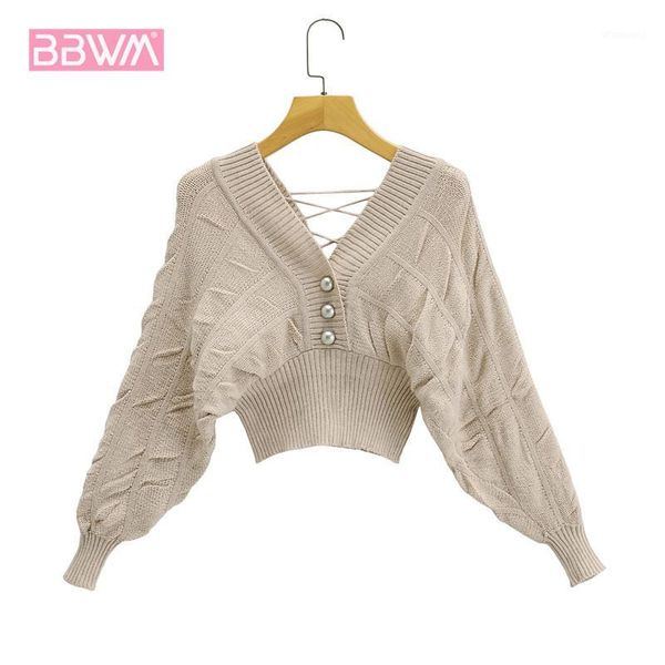 

v-neck loose fashion button long sleeve knit women's sweater korean party chic female skirt suit1, Gray