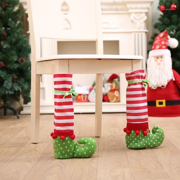 

christmas decorations table chair cover cute elf boots interesting santa claus xmas home party decoration gifts1