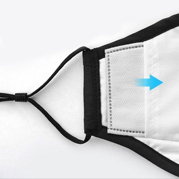 

odor pm2.5 filter anti wholesale smog washable custom cotton pollen dust mouth face mask with 2 filters