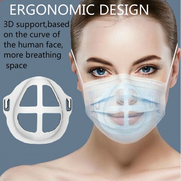 

8 styles 3d silicone mask bracket lipstick protection stand mask inner support for enhancing breathing smoothly masks tool accessory