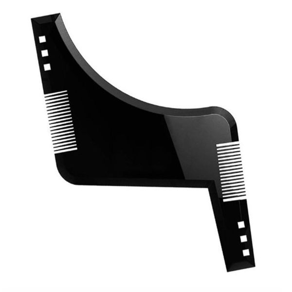 

мужская борода формирует стиль шаблон расческа прозрачный бородой расческа все в одном инструменте для волос бороды отделки шаблонов swy jll