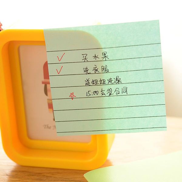 

4 шт. лот macaron color memo pad line paper picky notes planner sticker для школьных заметок канцтовары офисное оборудование fm580 wmtocy