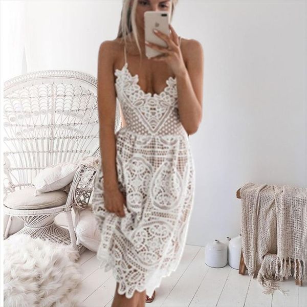 

сексуальное вечернее платье женщины летние deep v-wee backblob clace платья мода без рукавов halter bandage midi платье, Black;gray