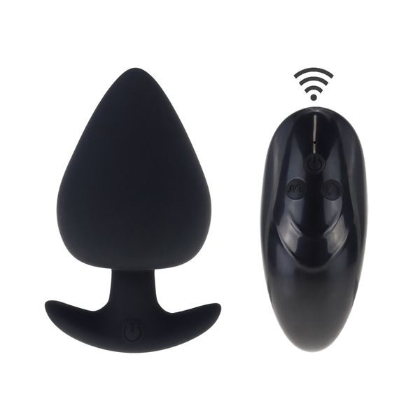 Vibrating Butt Plug Silicone Recarregável anal vibrador com controle remoto 10 modos brinquedos sexuais anal para homens mulheres e casais y201118