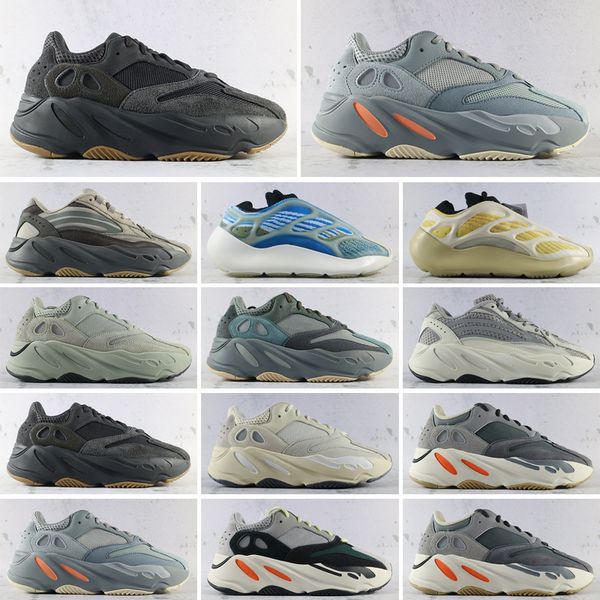 

2021 new kanye west 700 mens running shoes azael alvah azareth v3 utility black wave runner mnvn phosphor orange bone womens sports sneaker