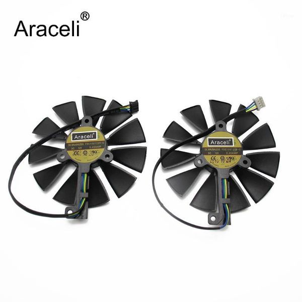 

87mm t129215sh fdc10u12s9-c 4pin rtx 2060 2070 2080 ti gpu card cooler fans for asus geforce rtx2080 rtx2080ti gaming card fan1