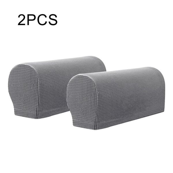 

2pcs thickened sofa armrest cover washable furniture protector stretchable elastic solid dustproof couch arm anti slip slipcover