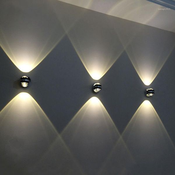 

led wall light aluminium up and down indoor lighting light fixture wall lamp for bedside living room bedroom aisle lamp1