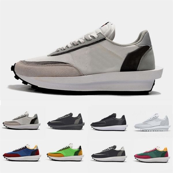 

wolf grey pine green pigeon ldv waffle trainers sports shoes for varsity blue gusto outdoor sports sneakers zapatos 36-45