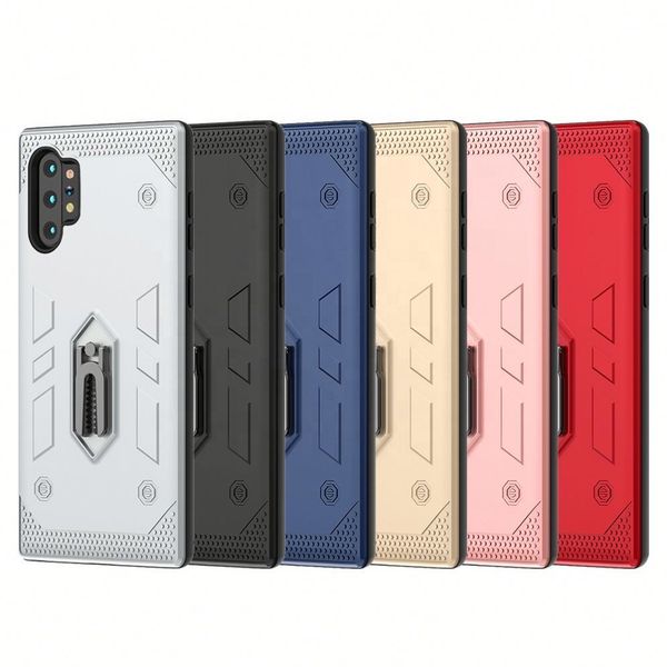 

s ударопрочный tpu pc мобильный телефон задний чехол для чехол для samsung galaxy note 10 + чехол для телефона с китечком