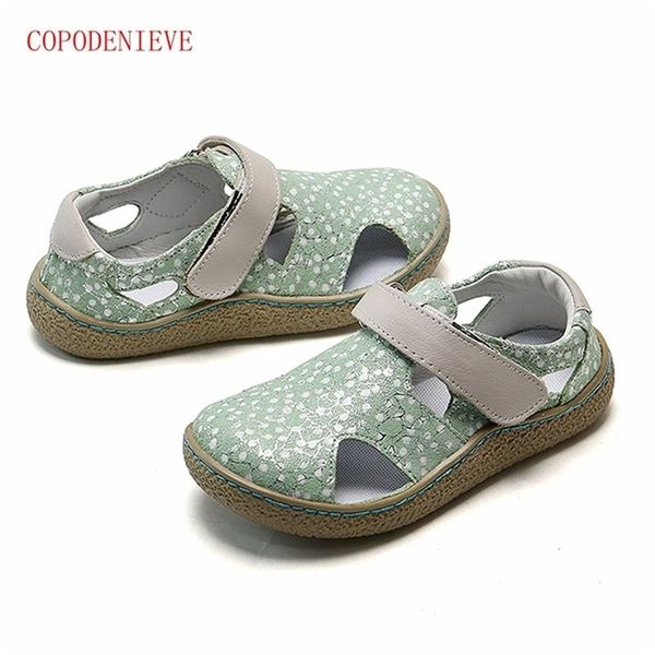 

copodenieve girls fashion baby shoes sandals soft breathable cool comfortable kids male leather casual children sandal y201028, Black;red