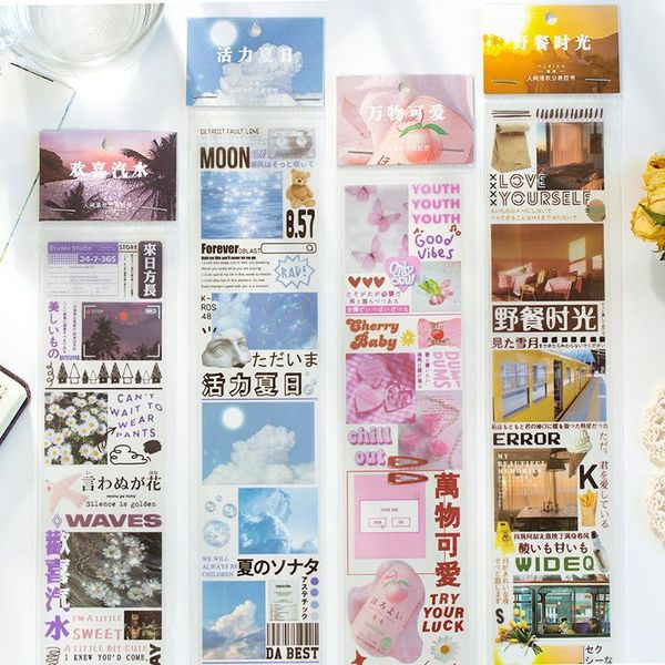 

2016 mm 1pcs fresh summer series pet washi masking tape creative scrapbooking sticker stationary school supplies decoration h