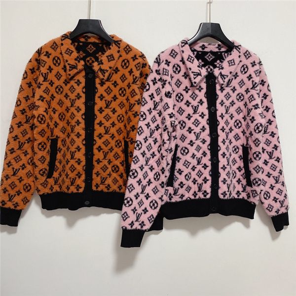 

women designers clothes 2020 womens sweater lady's button long sleeve autumn winter cardigan sweater slim luxury clothes plush women ju, White;black